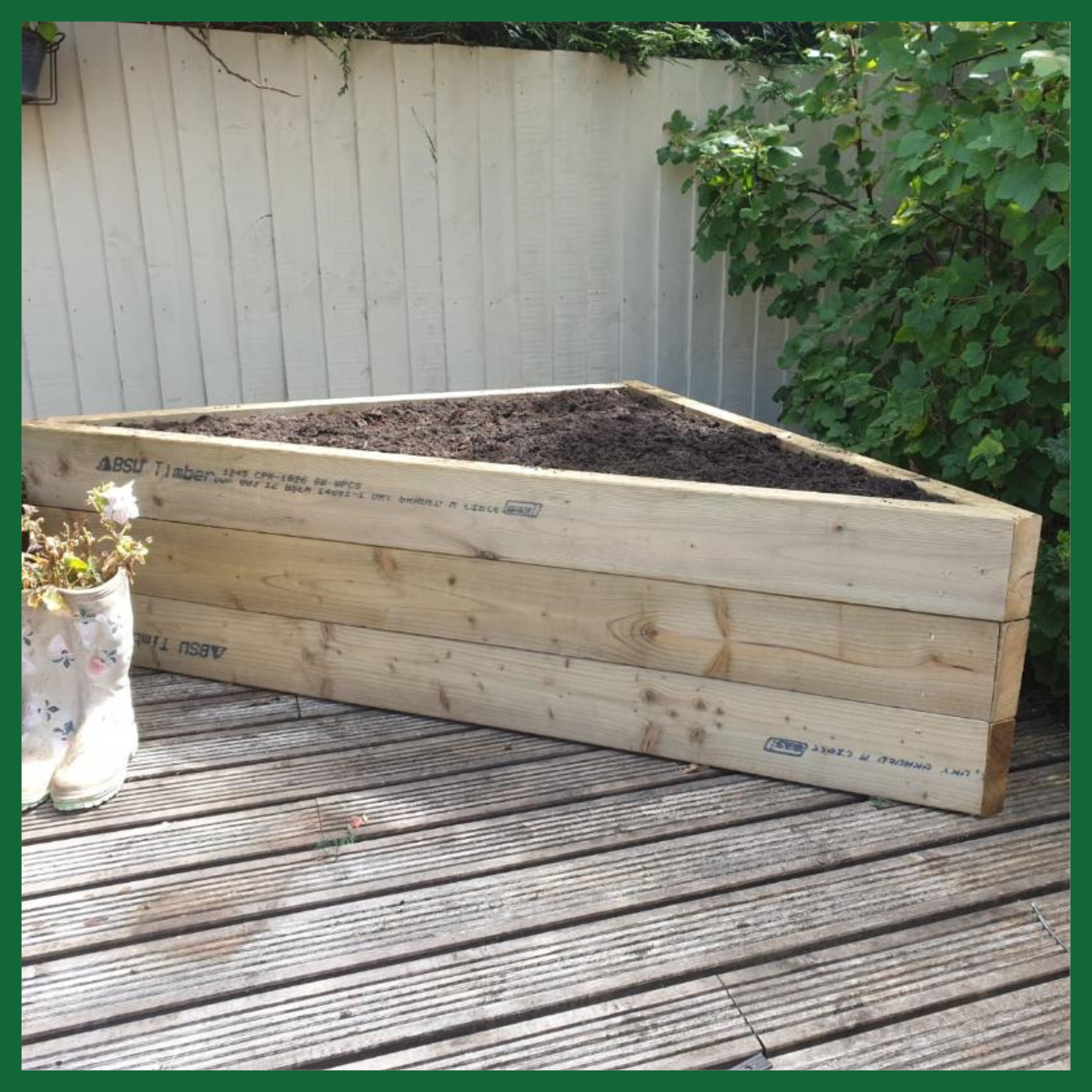Flowerbed creation